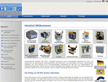 Tablet Screenshot of getra.de
